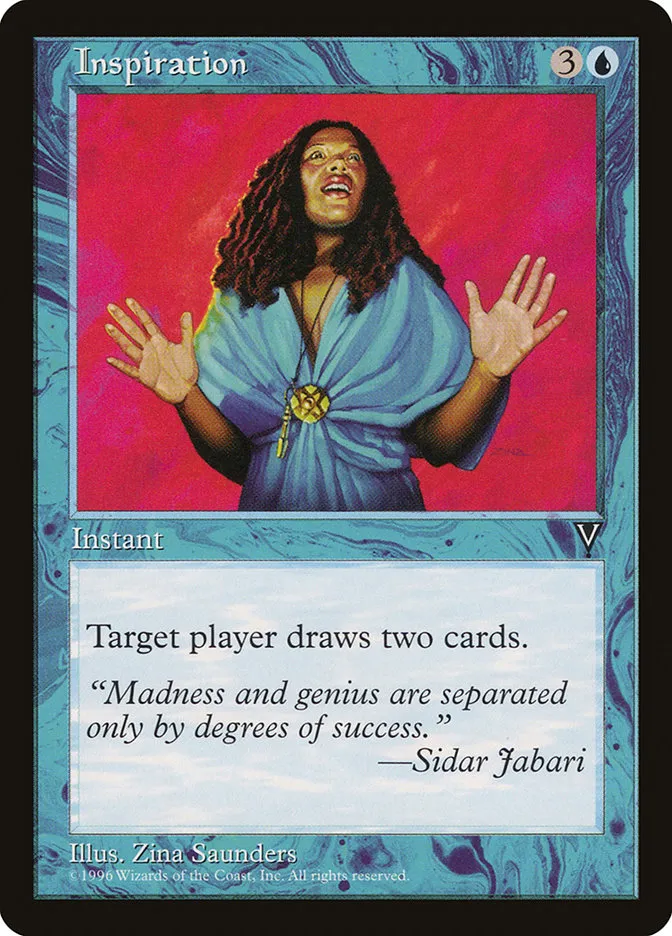 1997 Visions Inspiration common #35 unlisted card image