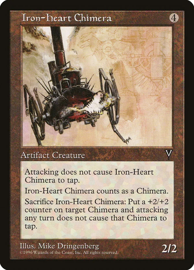 1997 Visions Iron-Heart Chimera uncommon #146 unlisted card image