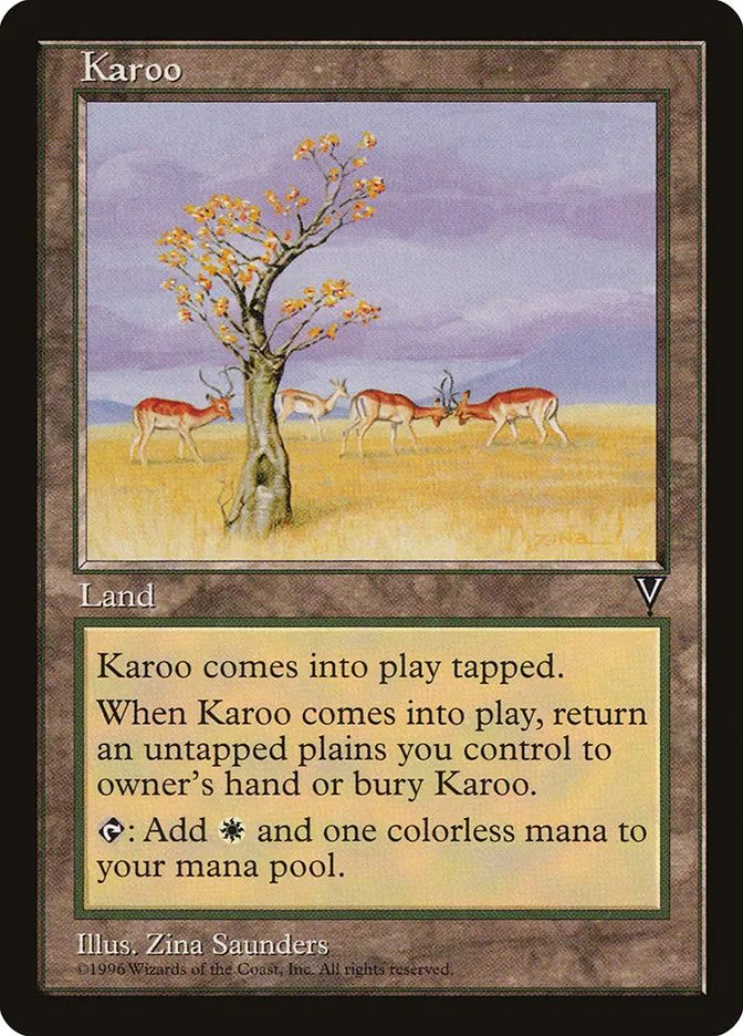 1997 Visions Karoo uncommon #165 unlisted card image