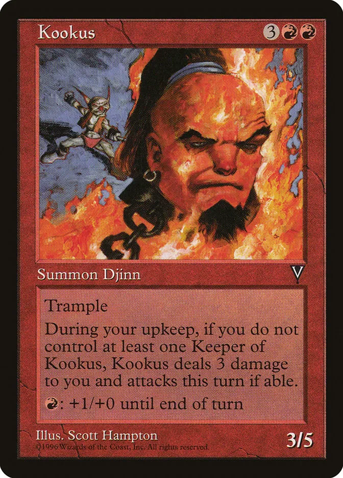 1997 Visions Kookus rare #86 unlisted card image