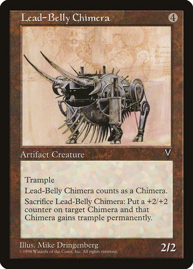 1997 Visions Lead-Belly Chimera uncommon #148 unlisted card image