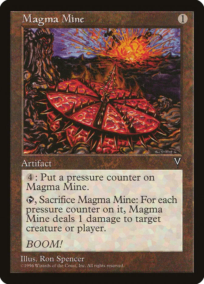 1997 Visions Magma Mine uncommon #149 unlisted card image