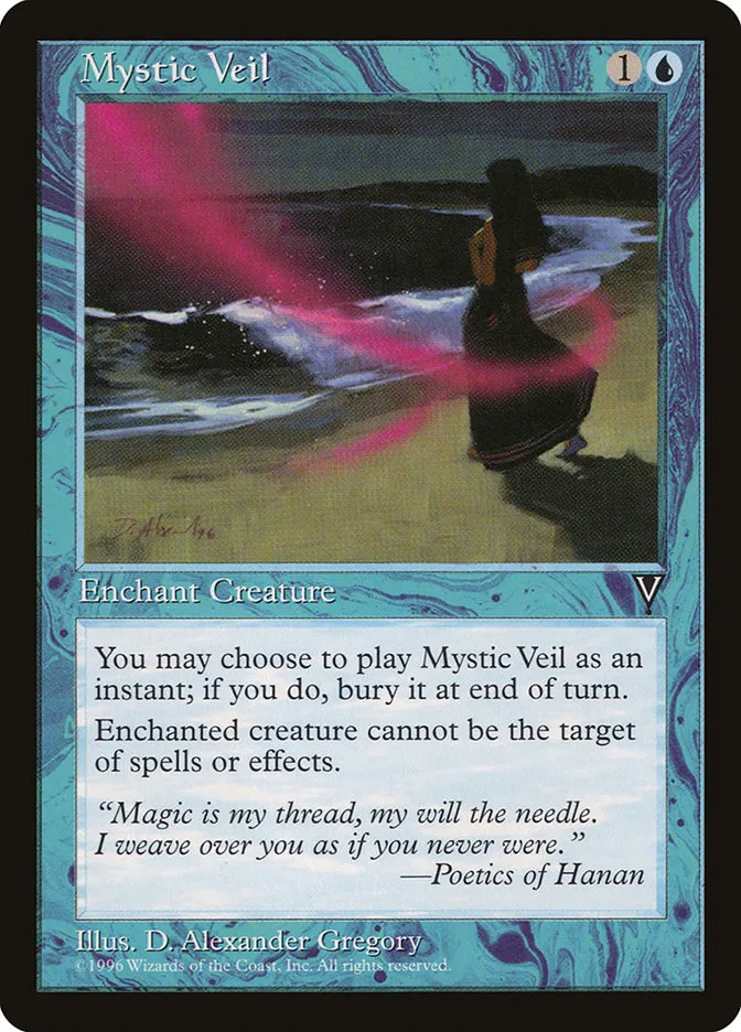 1997 Visions Mystic Veil common #38 unlisted card image