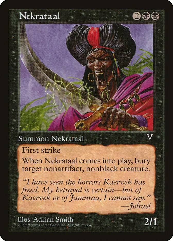 1997 Visions Nekrataal uncommon #66 unlisted card image