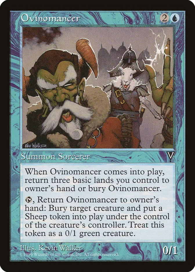 1997 Visions Ovinomancer uncommon #39 unlisted card image