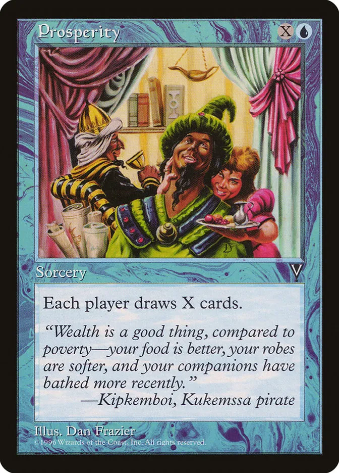 1997 Visions Prosperity uncommon #40 unlisted card image