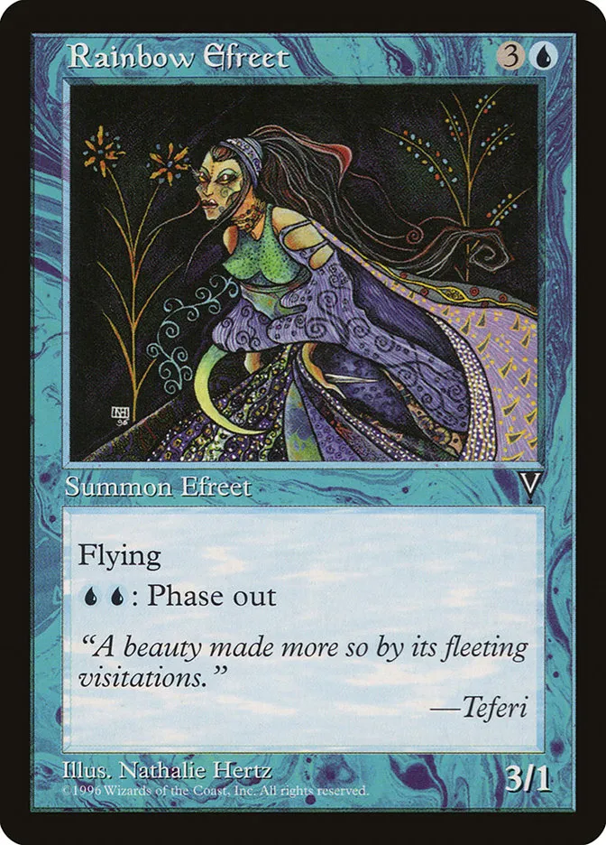 1997 Visions Rainbow Efreet rare #41 unlisted card image