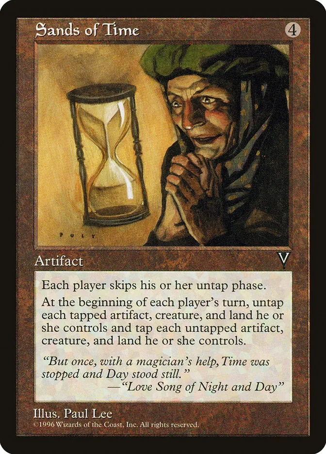 1997 Visions Sands of Time rare #153 unlisted card image
