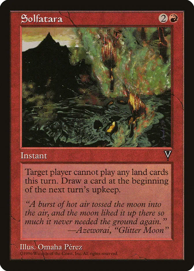 1997 Visions Solfatara common #93 unlisted card image