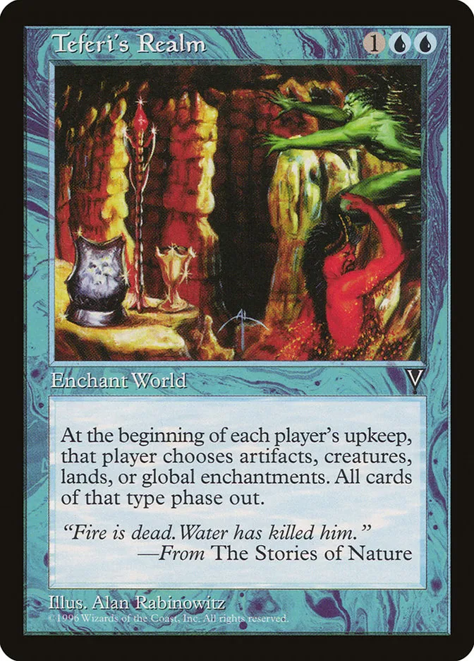 1997 Visions Teferi's Realm rare #44 unlisted card image