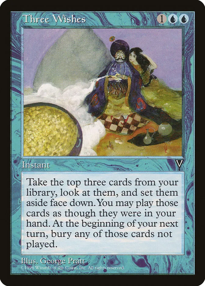 1997 Visions Three Wishes rare #45 unlisted card image