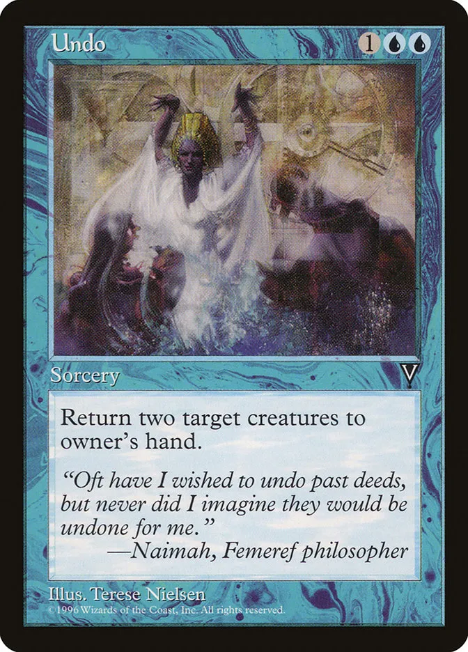 1997 Visions Undo common #47 unlisted card image