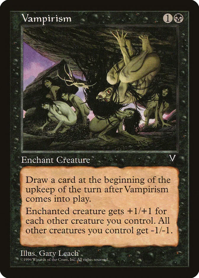 1997 Visions Vampirism uncommon #73 unlisted card image