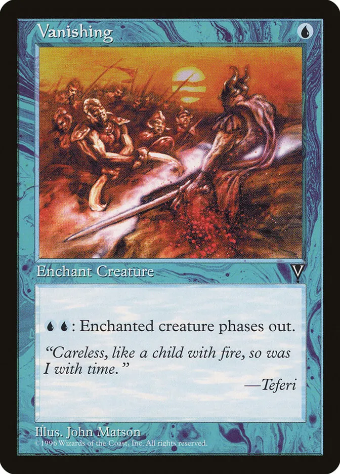 1997 Visions Vanishing common #48 unlisted card image