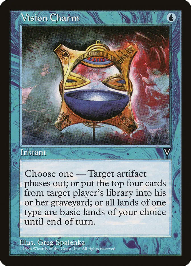 1997 Visions Vision Charm common #49 unlisted card image