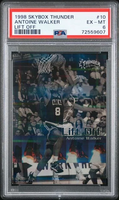 1998-00 SkyBox Thunder Antoine Walker Lift Off #10 card image