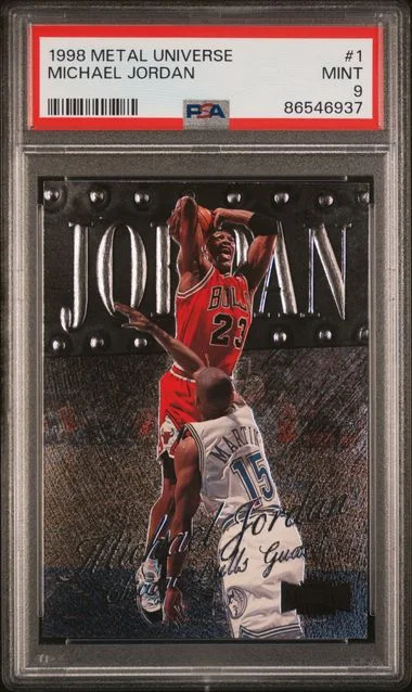 1998-88 Metal Universe Michael Jordan #1 card image
