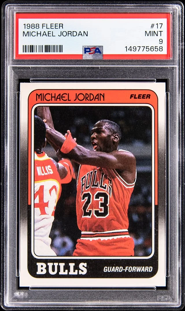 1998-89 Fleer Michael Jordan #17 card image