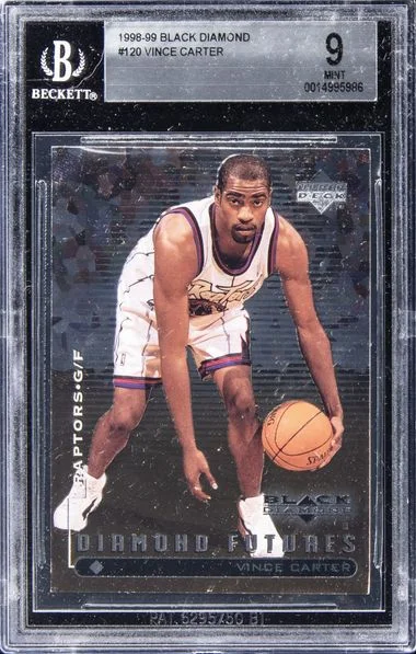 1998-99 Black Diamond Vince Carter #120 card image