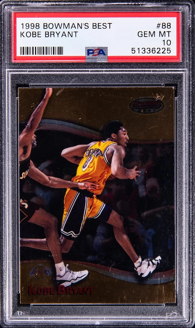 1998-99 Bowman Best Kobe Bryant #88 card image