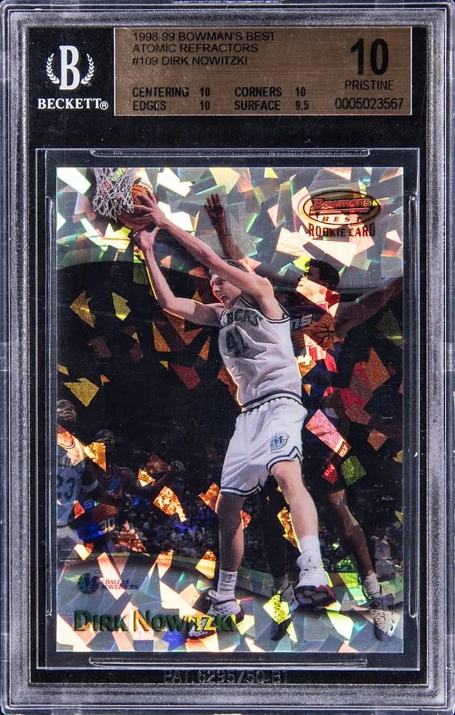 1998-99 Bowman's Best Dirk Nowitzki #109 card image
