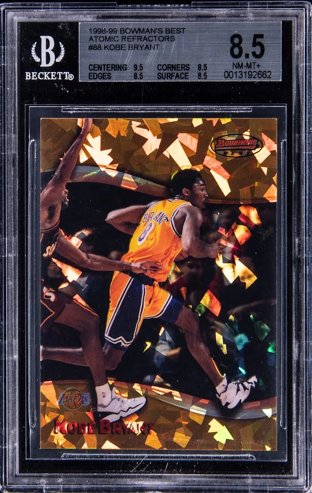 1998-99 Bowman's Best Kobe Bryant Atomic Refractor #88 card image
