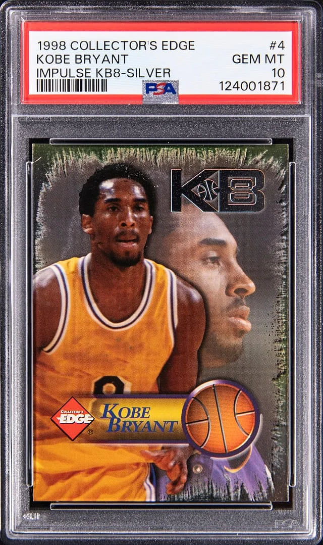 1998-99 Collectors Edge Impulse KB8 Silver Kobe Bryant #4 card image