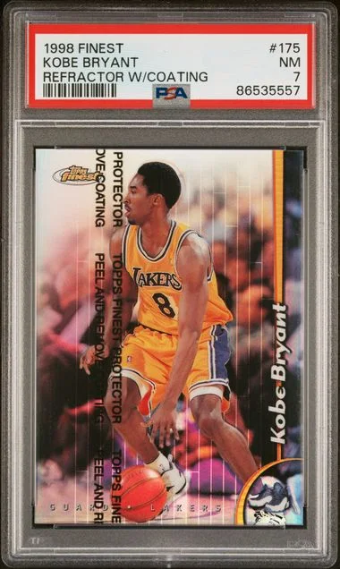 1998-99 Finest Kobe Bryant Refractor W/Coating #175 card image