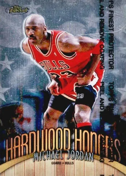 1998-99 Finest Michael Jordan Hardwood Honors #H1 card image