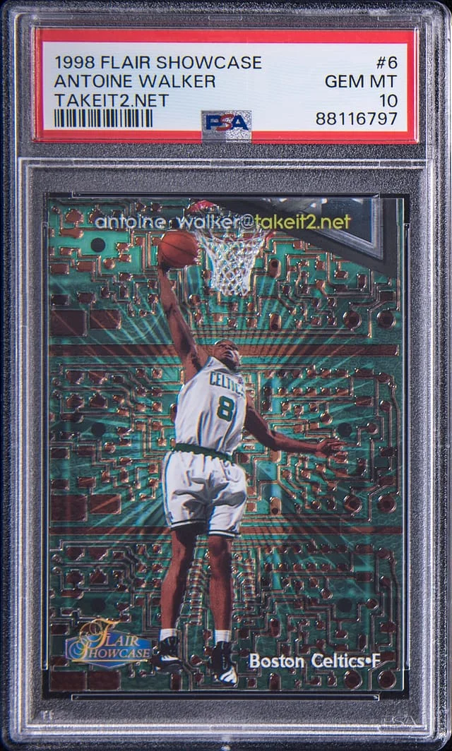 1998-99 Flair Showcase Antoine Walker Takeit2.Net #6TN card image
