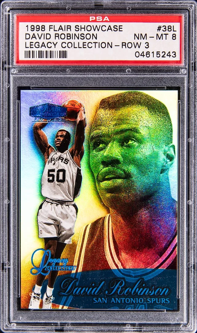 1998-99 Flair Showcase David Robinson Legacy Collection Row 3 #38L card image