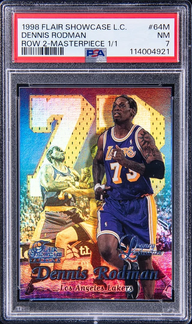 1998-99 Flair Showcase Dennis Rodman Legacy Collection Row 2 Masterpiece #64M card image