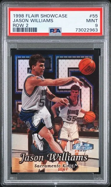 1998-99 Flair Showcase Jason Williams Row 2 #55 card image