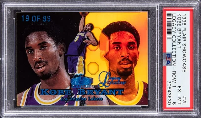 1998-99 Flair Showcase Kobe Bryant Legacy Collection Row 1 #2L card image