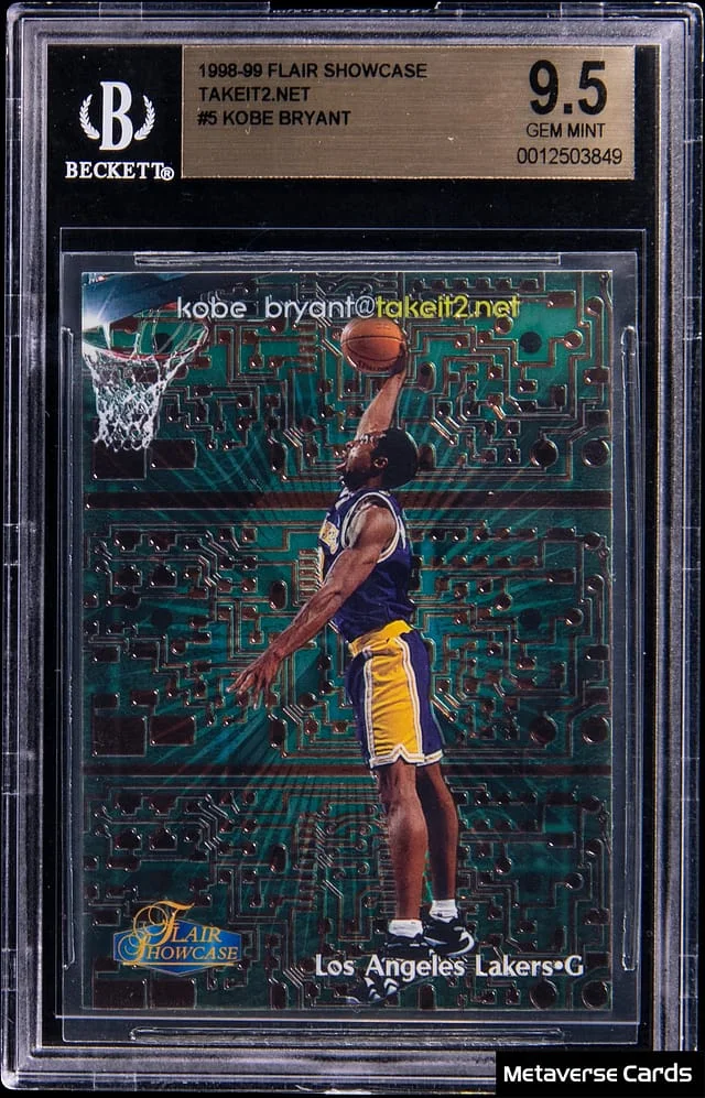 1998-99 Flair Showcase Kobe Bryant TakeIt2.net #5 card image
