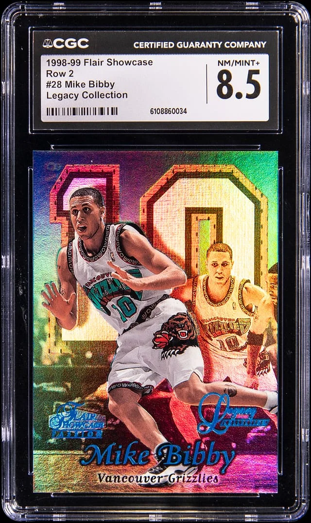 1998-99 Flair Showcase Mike Bibby Legacy Collection Row 2 #28 card image