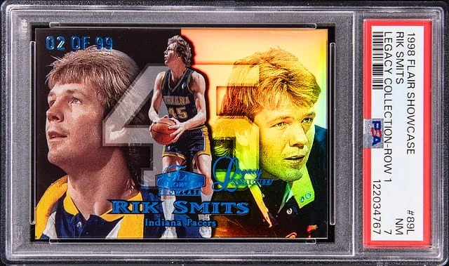 1998-99 Flair Showcase Rik Smits Legacy Collection Row 1 #89L card image