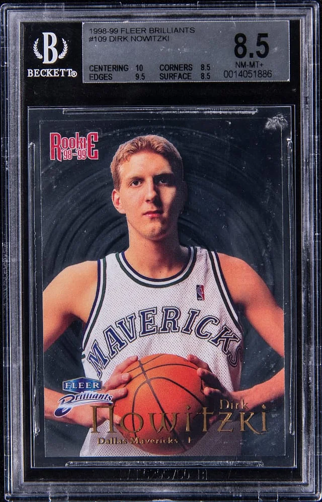 1998-99 Fleer Brilliants Dirk Nowitzki #109 card image