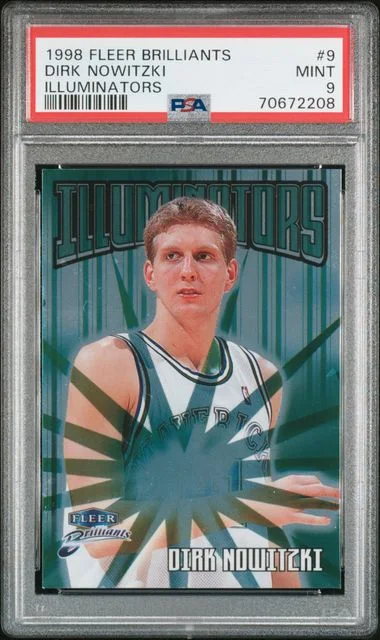 1998-99 Fleer Brilliants Dirk Nowitzki Illuminators #9 card image