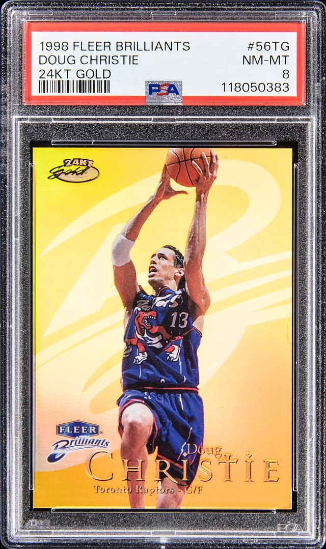 1998-99 Fleer Brilliants Doug Christie 24KT Gold #56TG card image