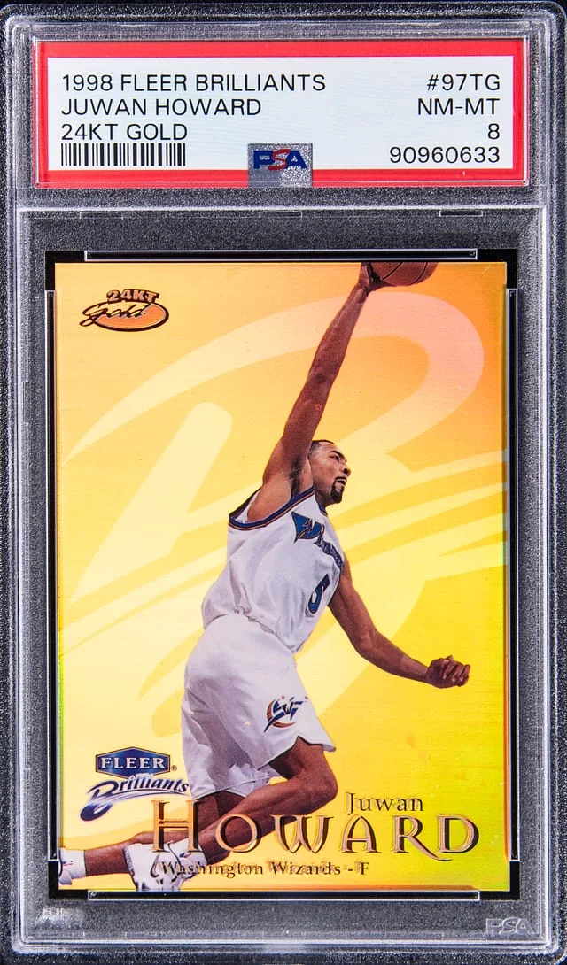 1998-99 Fleer Brilliants Juwan Howard 24KT Gold #97TG card image