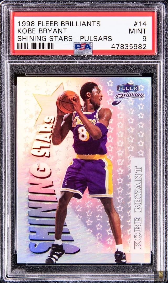 1998-99 Fleer Brilliants Kobe Bryant Shinning Stars Pulsars #14 card image