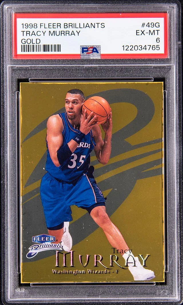 1998-99 Fleer Brilliants Tracy Murray Gold #49G card image