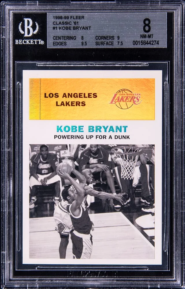 1998-99 Fleer Classic Kobe Bryant 61 #1 card image
