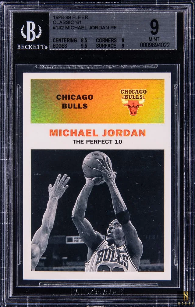 1998-99 Fleer Classic Michael Jordan 61 #142C card image