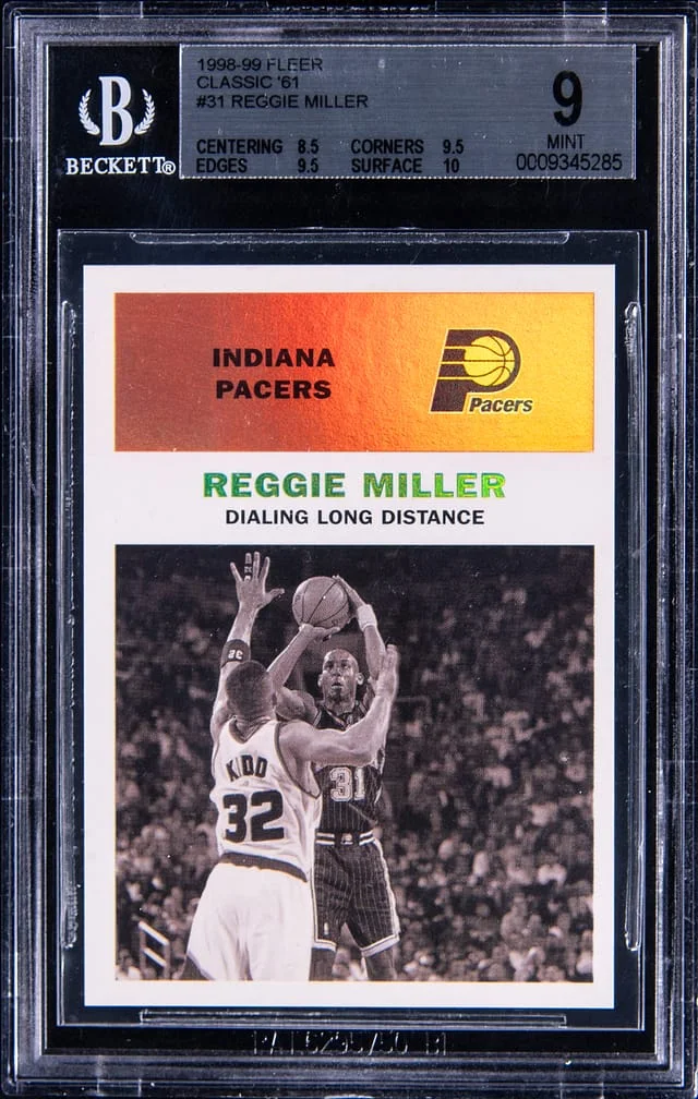 1998-99 Fleer Classic Reggie Miller 61 #31C card image
