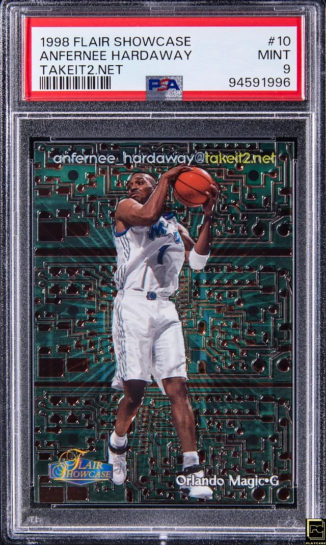 1998-99 Fleer Flair Showcase Anfernee Hardaway Takeit2.Net #10 card image