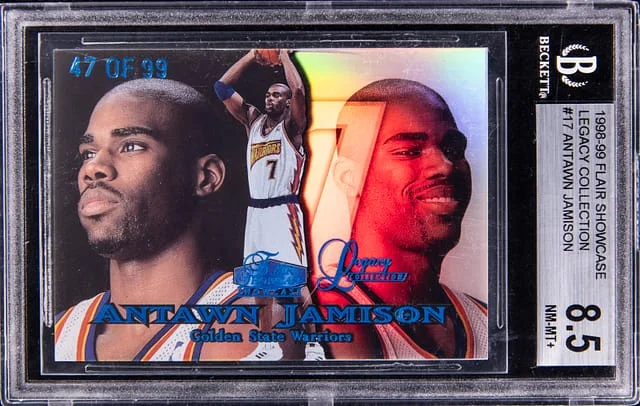 1998-99 Fleer Flair Showcase Antawn Jamison Legacy Collection #17 card image