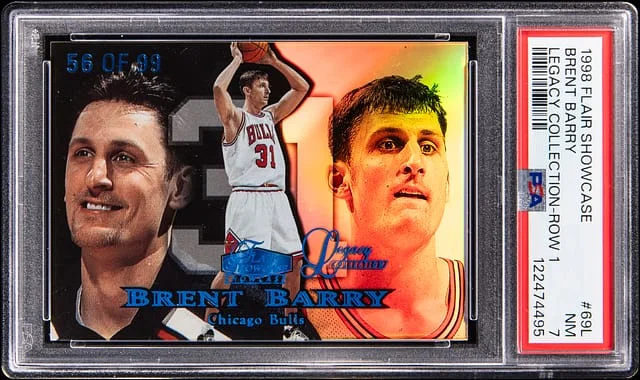 1998-99 Fleer Flair Showcase Brent Barry Legacy Collection Row 1 #69L card image