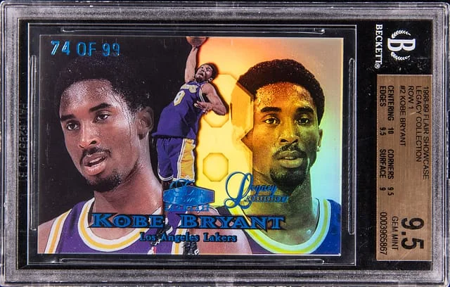 1998-99 Fleer Flair Showcase Kobe Bryant Legacy Collection Row 1 #2 card image